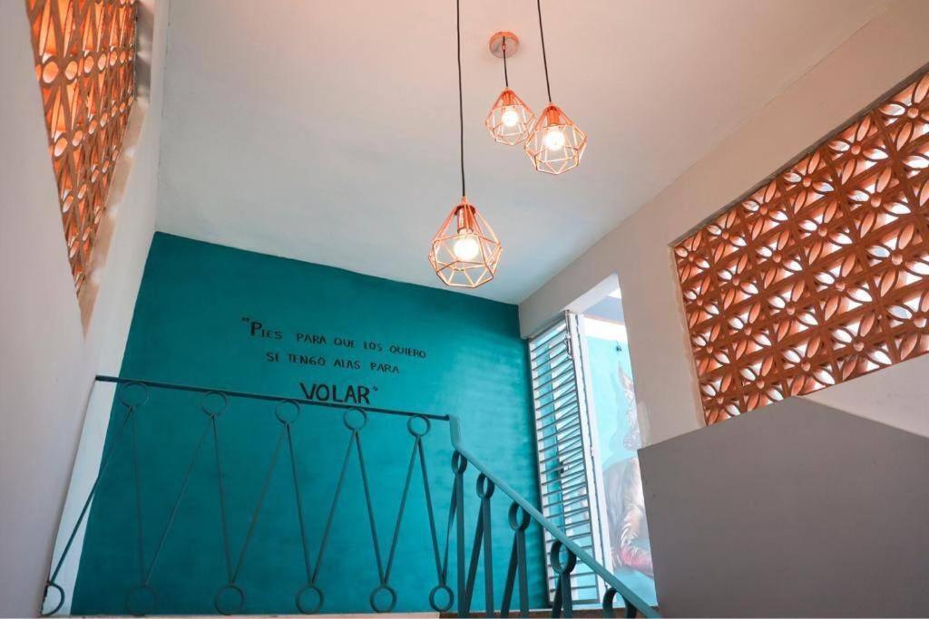 New Mex Inspired Bo-Ho Chic Apartment With Private Patio And Roof Terrace メキシコシティ エクステリア 写真
