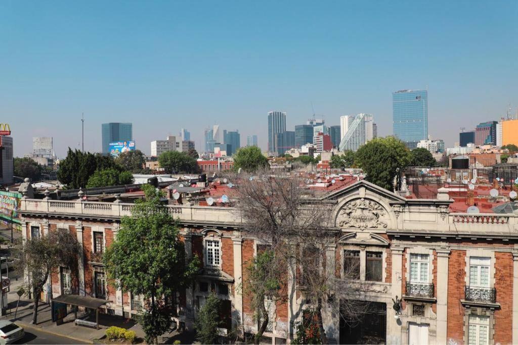 New Mex Inspired Bo-Ho Chic Apartment With Private Patio And Roof Terrace メキシコシティ エクステリア 写真